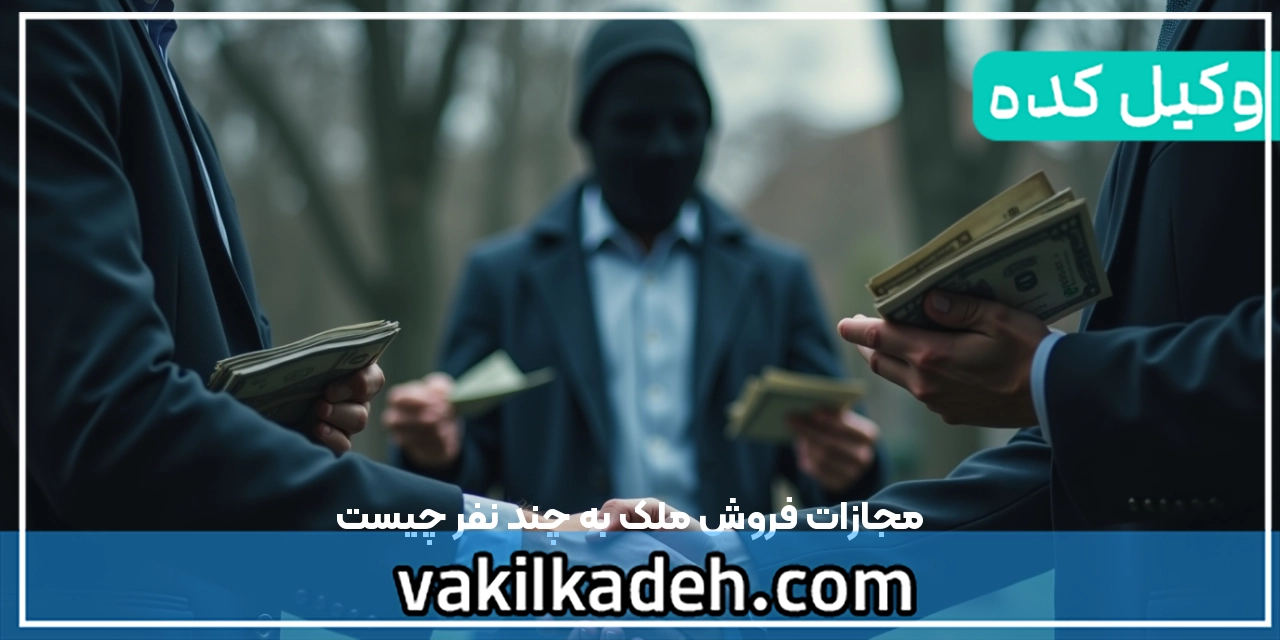 مجازات فروش ملک به چند نفر چیست