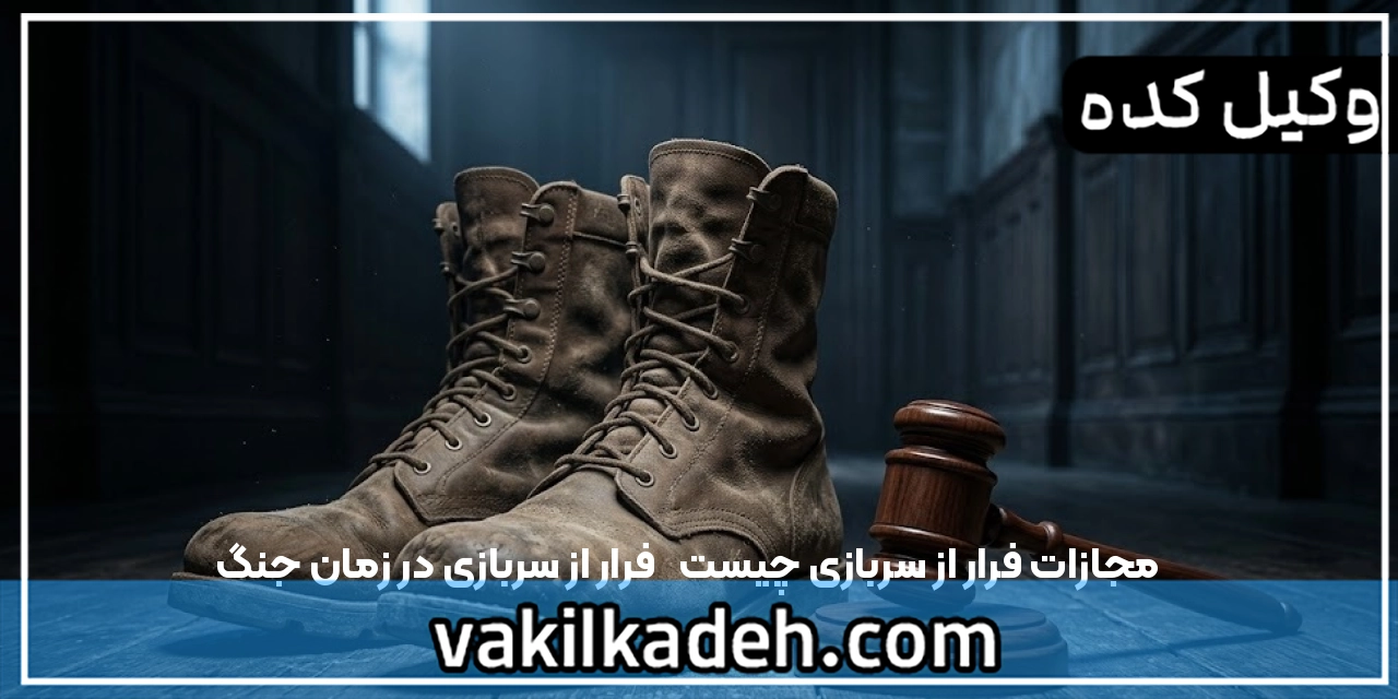 مجازات فرار از سربازی چیست  | فرار از سربازی در زمان جنگ