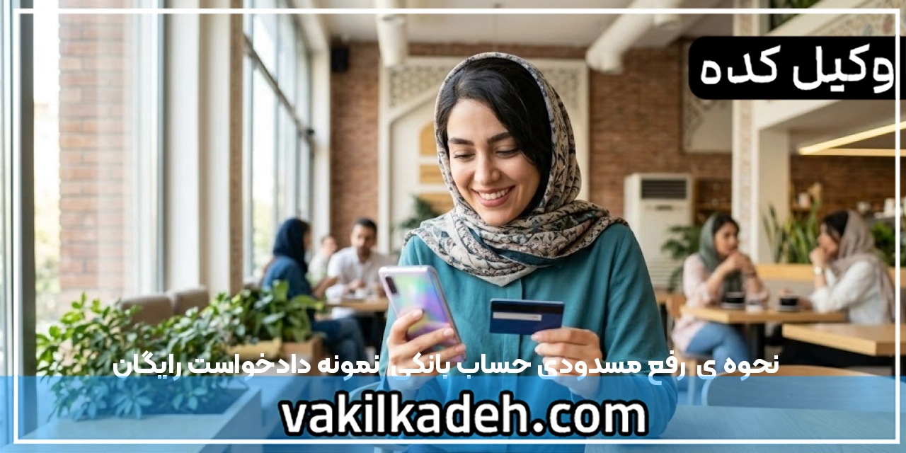 نحوه ی  رفع مسدودی حساب بانکی | نمونه دادخواست رفع مسدودی