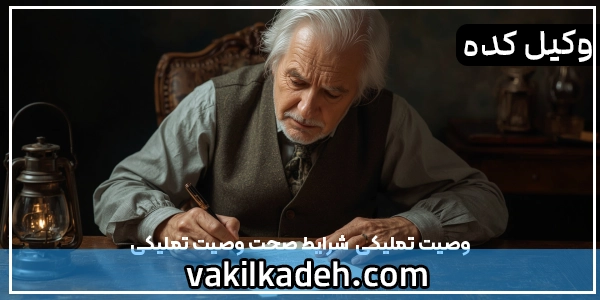 وصیت تملیکی | شرایط صحت وصیت تملیکی